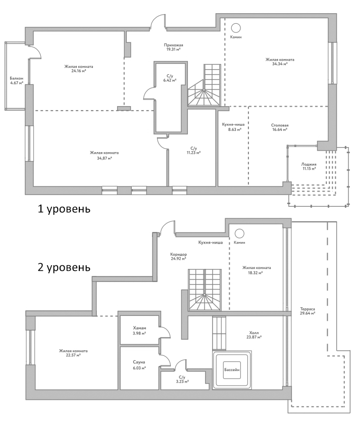 Планировка 5-к.кв 258.52 м² в ЖК «Flora&Fauna»