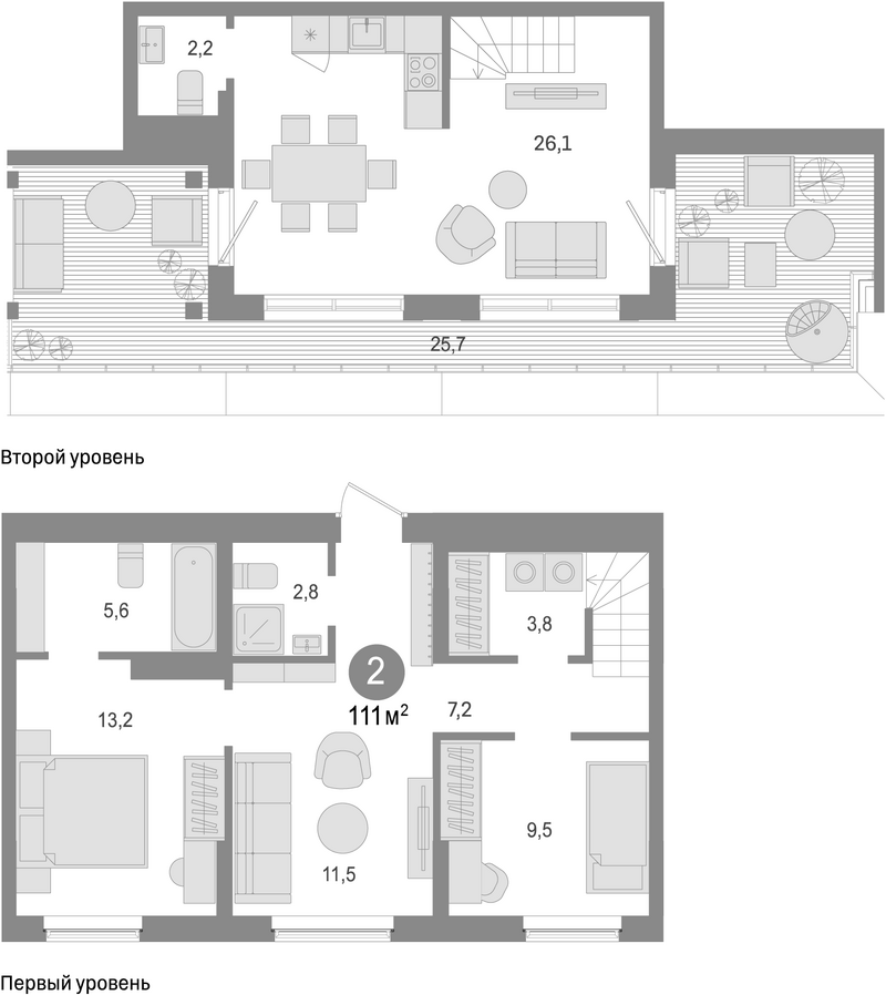 Планировка 4е-к.кв 85.30 м² в ЖК «Пшеница»