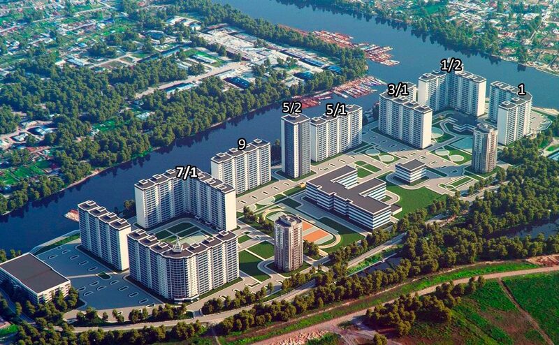Планировка ЖК «Аквамарин»
