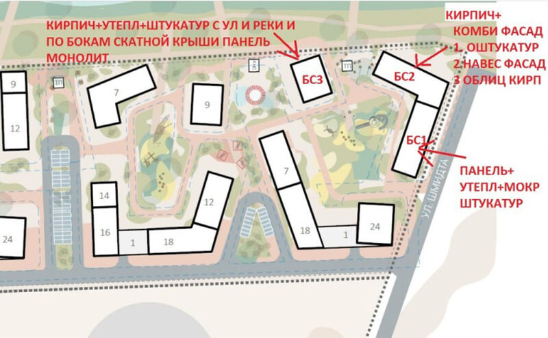 Планировка ЖК «Скандинавские кварталы»