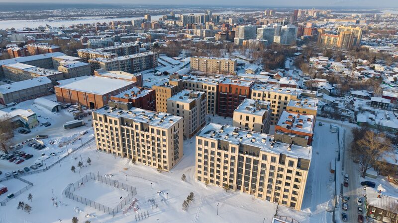 ЖК «Белозерский. Томск», общий вид