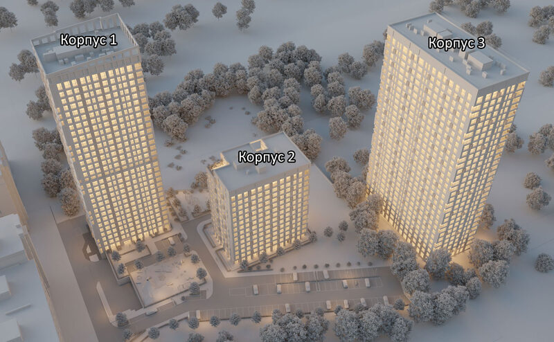 Планировка ЖК «Горская лагуна»